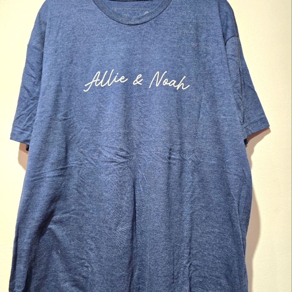 🎭🌟 OFFICIAL BROADWAY THE NOTEBOOK THE MUSICAL- ALLIE & NOAH 2X TEE
